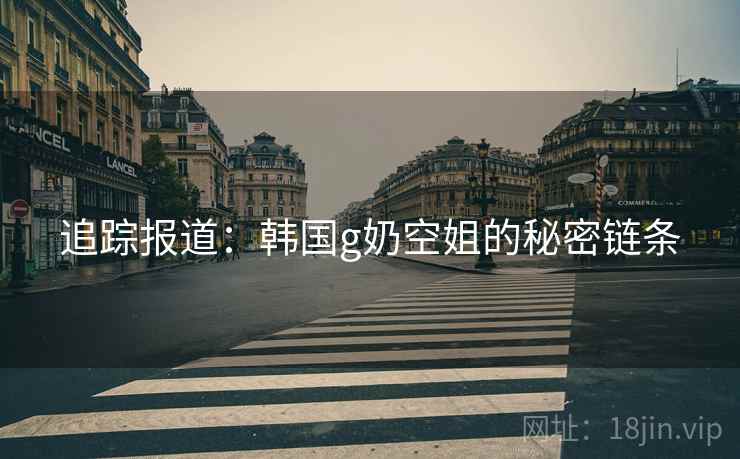 追踪报道:韩国g奶空姐的秘密链条